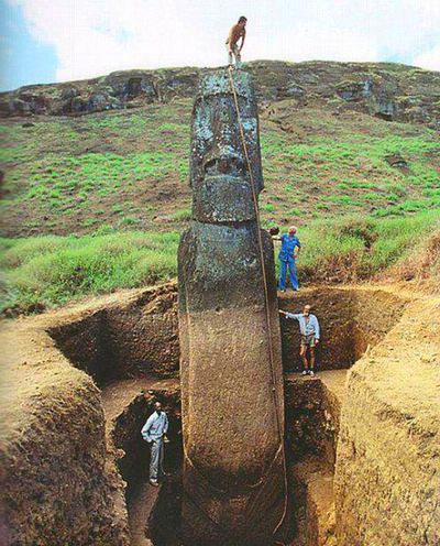 Statuile (moai) din Insula Paștelui