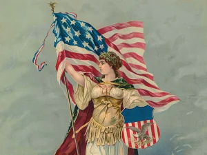 Înainte de Lady Liberty, a existat Lady Columbia, prima mascota națională a Americii
